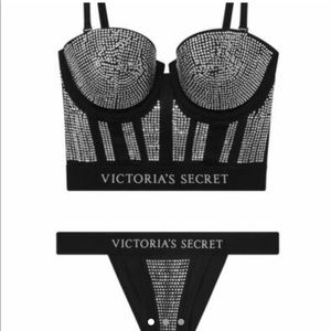 Victoria Secret x Balmain Swarovski Lingerie Set